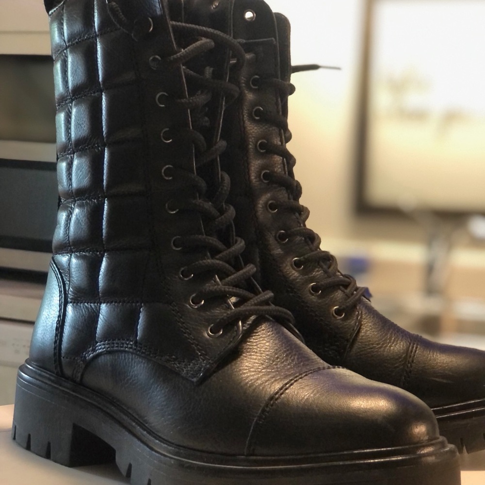 ALDO mid-calf, combat-style, Montenaa boots
